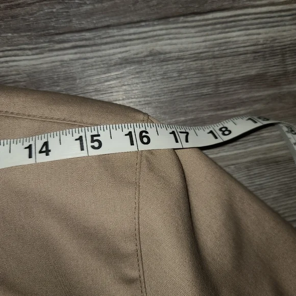 SOLD Vintage London Fog Plaid Lined Belted Trench Coat Size 10P - Picture 16 of 16